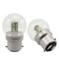 Boat Led Bulb, 1.8 watts - Globe Candle Led - 10-30 volts - B22 - White - D35*58mm - G35-20L-B22-W - AZLED